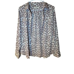 Loft button down blouse
